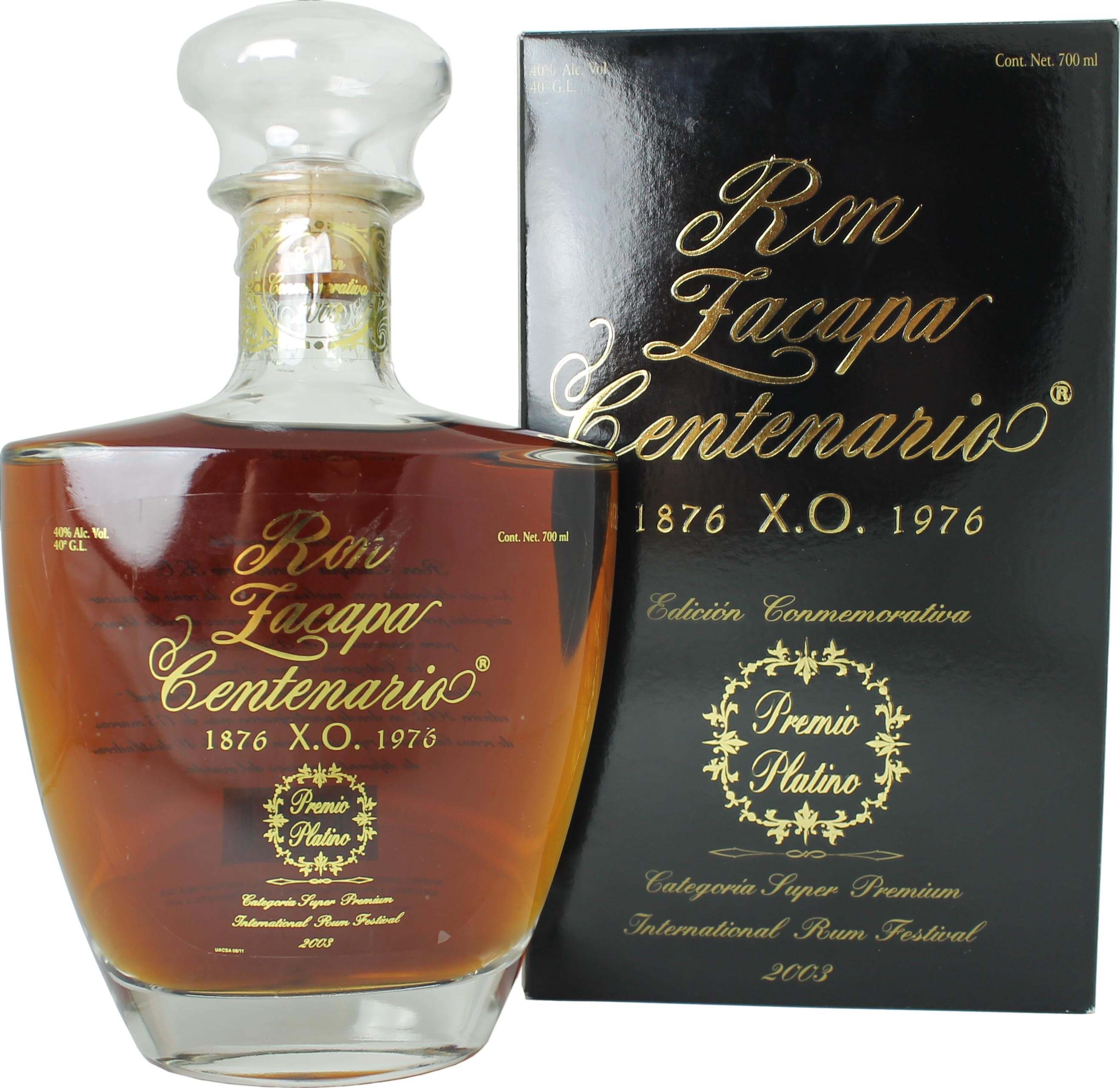 Ron Zacapa Centenario XO Premio Platino Edition Rum 70cl